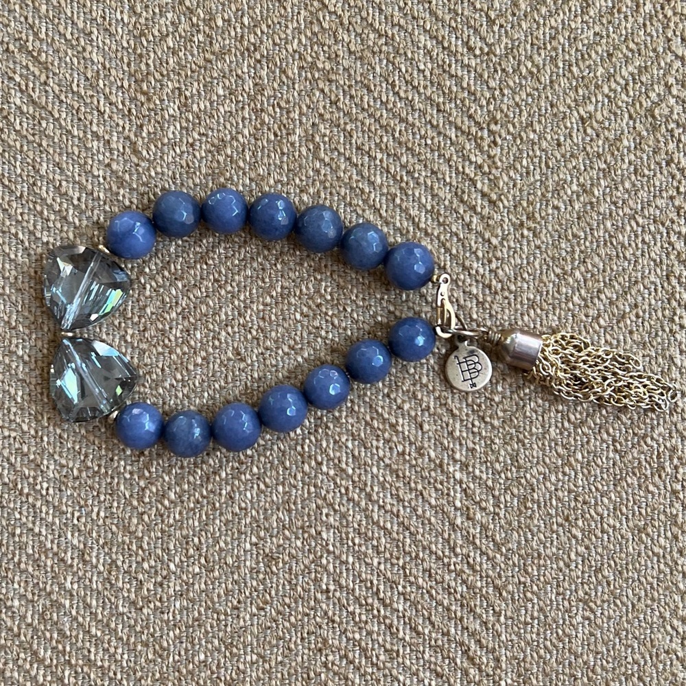 Bourbon and Bowties Beaded Bracelet